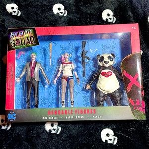 Unopened Suicide Squad Bendable Action Figures